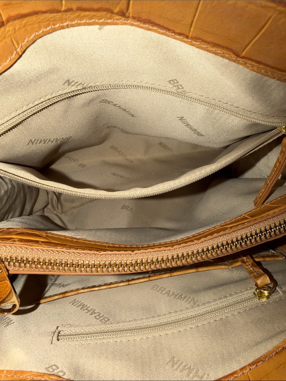 ‼️Brahmin Rosetta Medium Leather Satchel Handbag - Picture 10 of 13